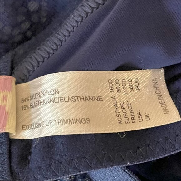 Parfait Navy Blue Bra 38DD - Picture 6 of 6